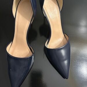Jcrew navy heels